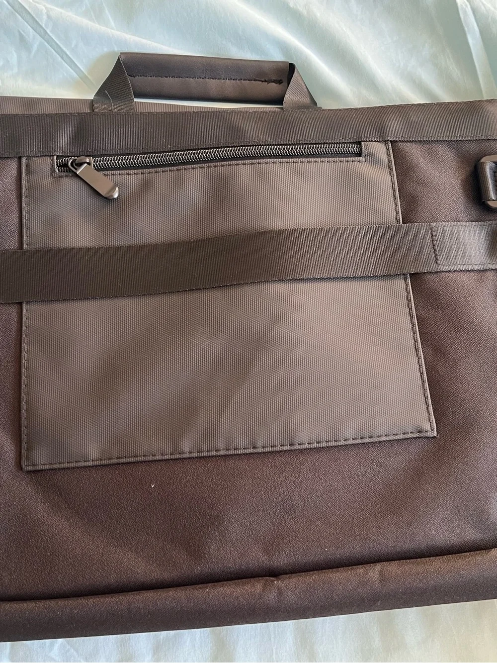 Men's Brown Messenger Bag with Flap and Adjustable Strap